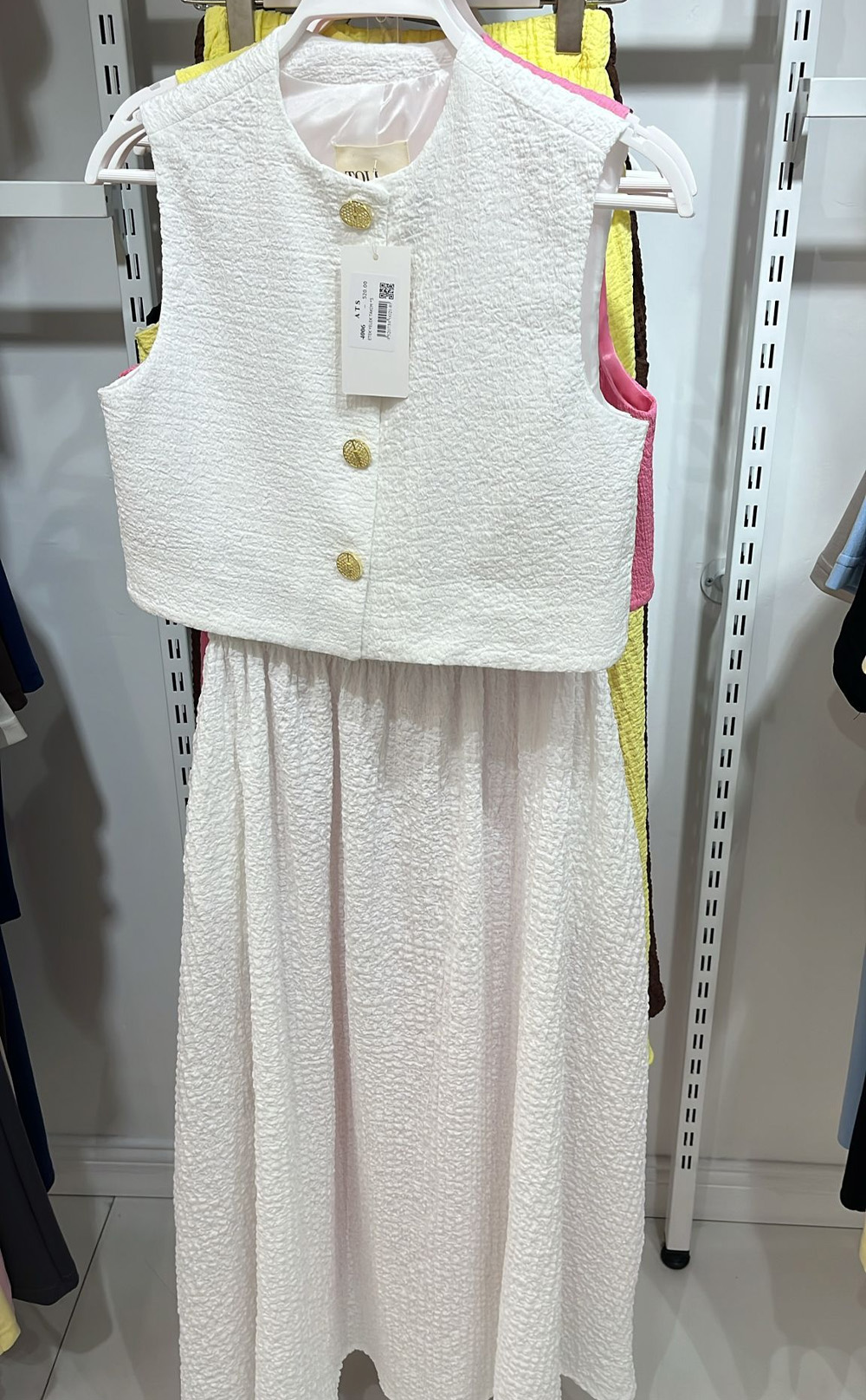 Etekli Bürdümcük Kumaş Kadın Yazlık Takım